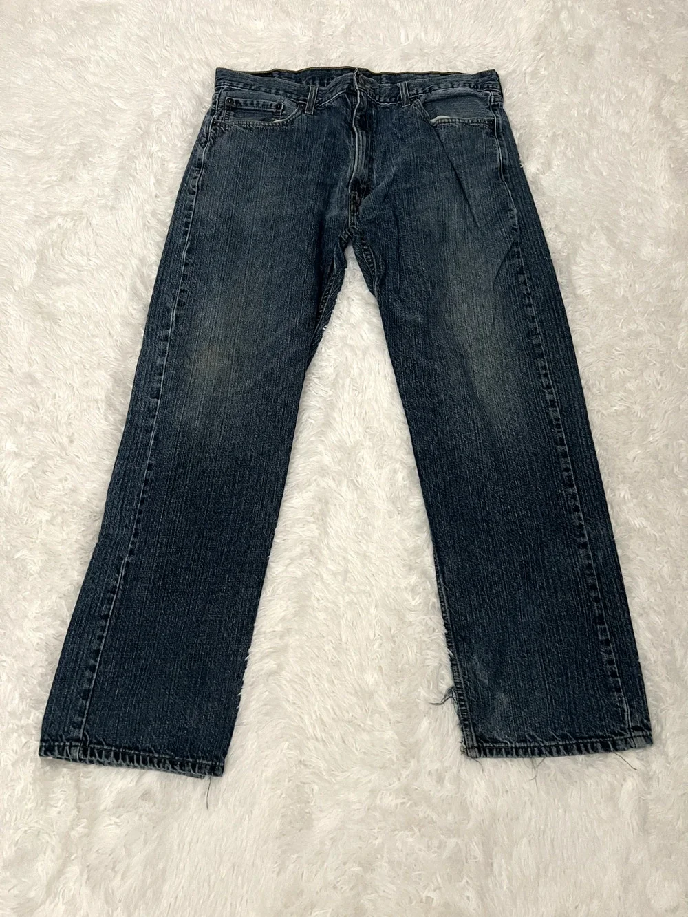 Men’s Levis Signature Blue Jean Size 39x30 According To Measurements